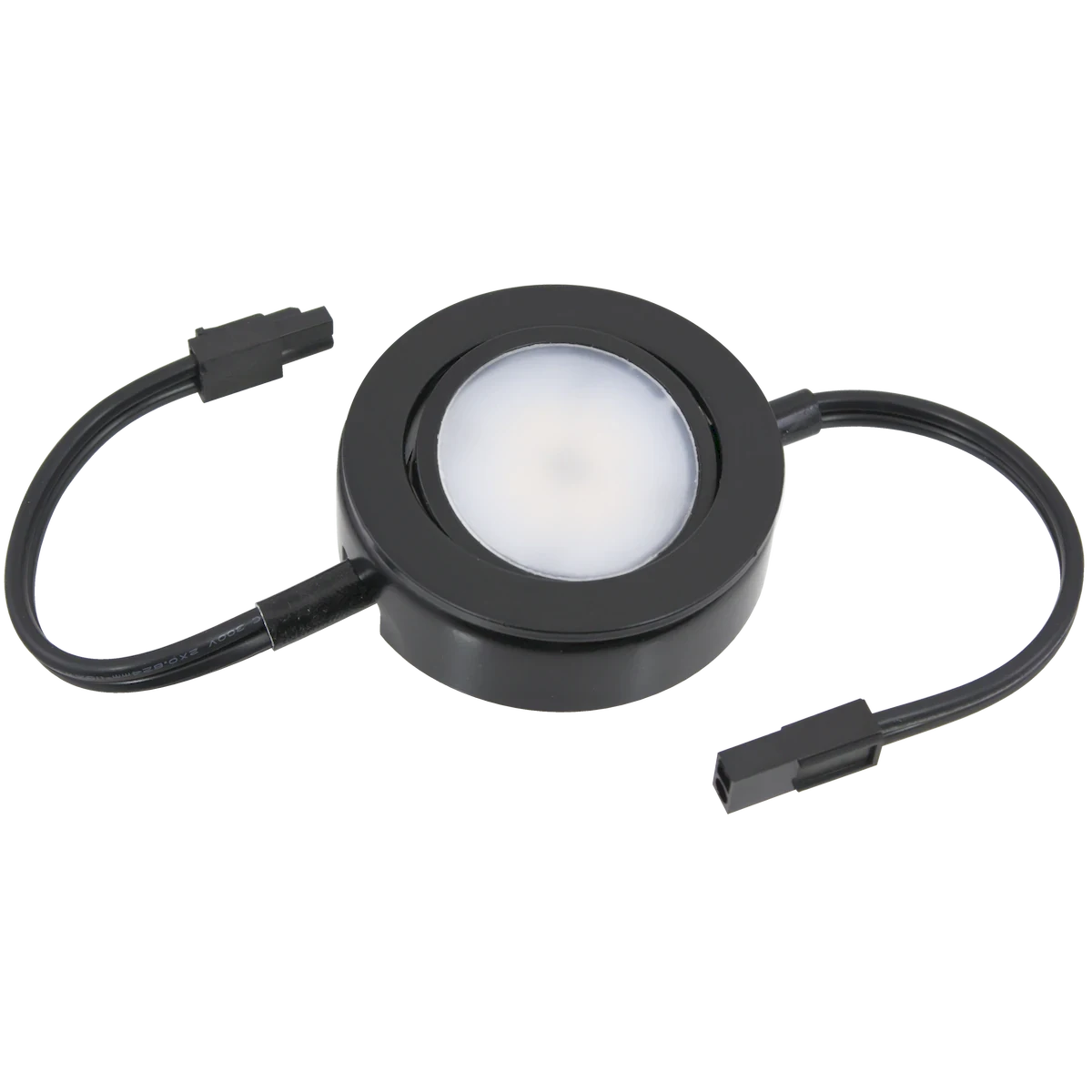 American Lighting MVP-1-BK-B MVP 27K In-Line Puck Lights – 2700K Warm White, 90+ CRI, Dimmable LED | 200LM, CL/ELV 10-100%, cETLus Listed – Black