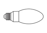 Elco Lighting MVR400 Single 400W ED28 Mogul Base Metal Halide Lamp