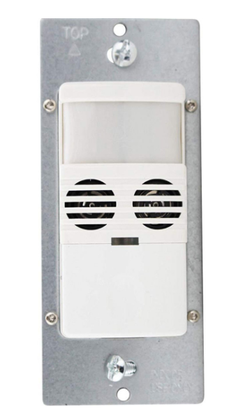 Enerlites MWOS-W Single Pole Dual Technology Wall Switch Occupancy/Vacancy Sensor, White Finish