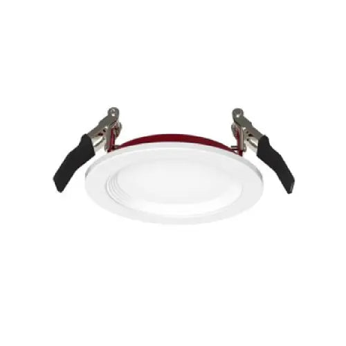 Maxlite FSDL8V18CSWTA Fire Rated Slim Downlight Baffle Trim Round - 8 Inch - 120-277V Only Triac Dimming - 18W - CCT Selectable - TAA - Finish White
