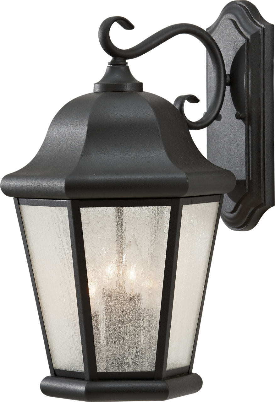 Generation Lighting Martinsville 4 light black outdoor wall lantern