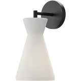 Alora Mood WV473706MBOP Betty 1 Light 6.38 inch Matte Black Bath Vanity Light Wall Light