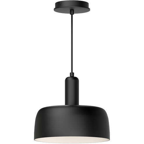 Alora Mood PD427710MB Adriano 1 Light 10.63 inch Matte Black Pendant Ceiling Light