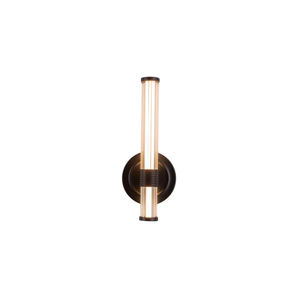 Alora Mood WV509012MB-UNV Elsie LED 1.75 inch Matte Black Bath Vanity Wall Light
