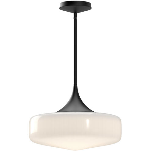 Alora Mood PD440814MBGO Lincoln 1 Light 14 inch Matte Black Pendant Ceiling Light