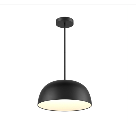 DALS Lighting NAPF20-CC-BK Napa 20″ LED Convertible Flush Mount - 40W - CCT Selectable - 1,825 Lumens - 120V - Black Finish