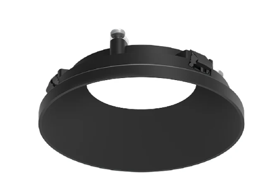 NORA Lighting NAPT-3RDNB 3" Apollo Round Trimless Downlight Trim, Flangeless, Black
