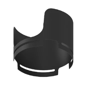 NORA Lighting NAP-3RDSLEEVE Round Sleeve Shade for 3" Apollo Round Housings, Black