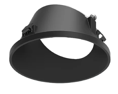 NORA Lighting APT-3RWWB 3" Apollo Round Trimless Wall Wash Trim, Black