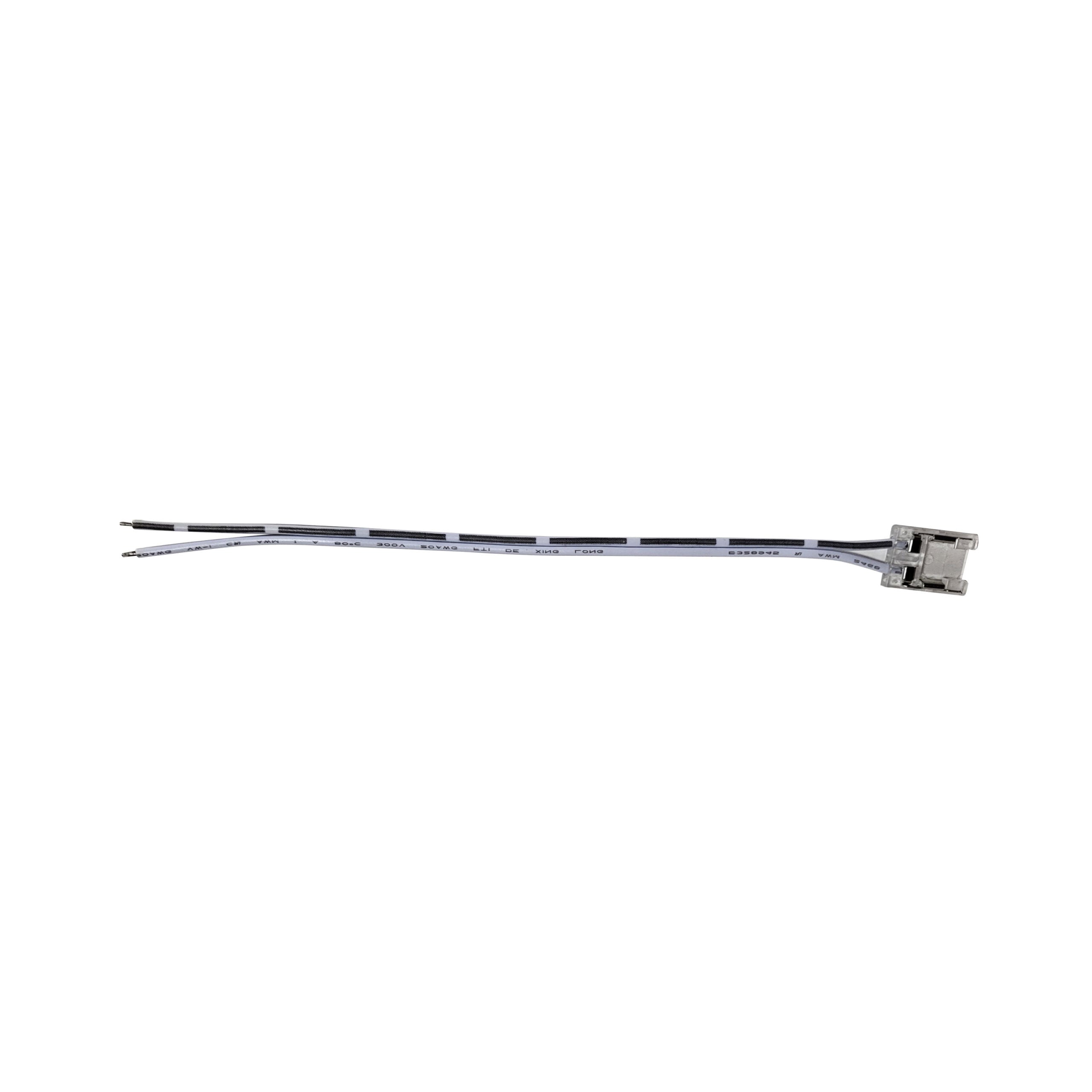 Nora Lighting NATLCB-708-L 12" Hardwire Power Cord for COB LED Tape Light - Finish: White