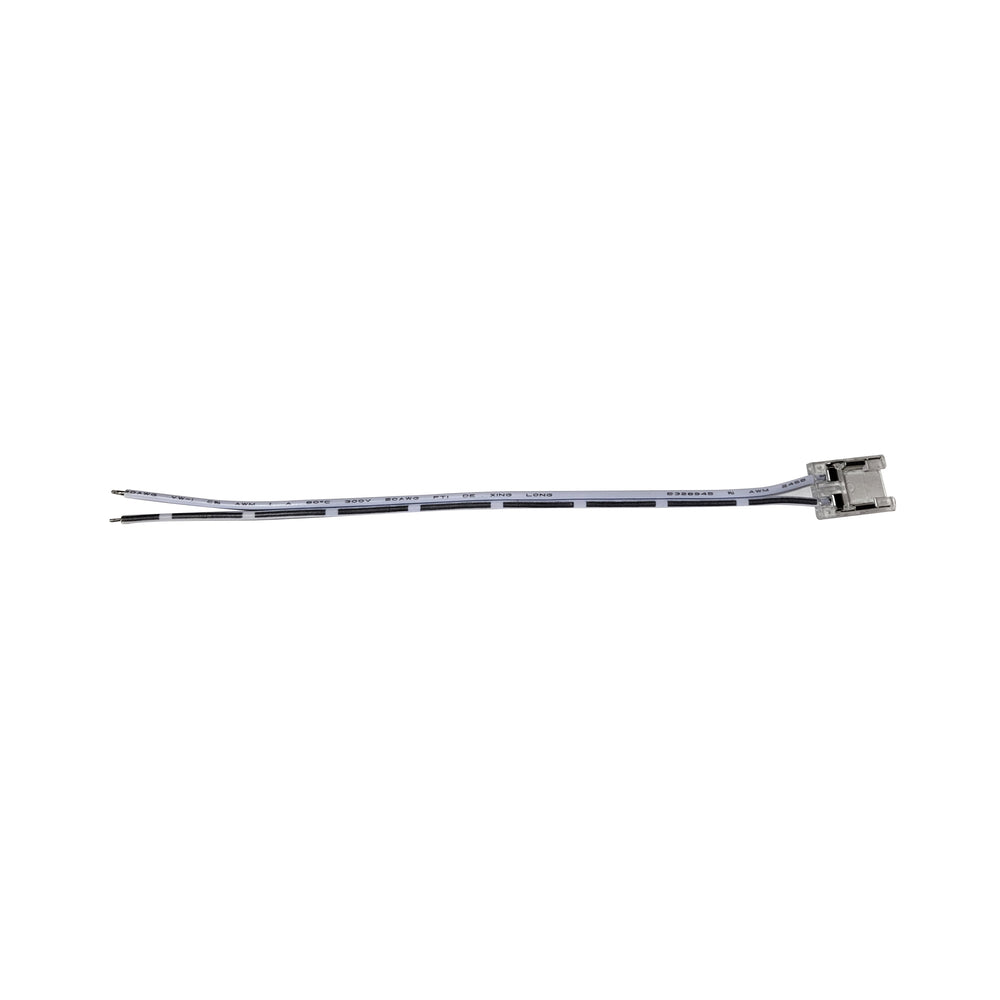 Nora Lighting NATLCB-708 12" Power Cord for COB LED Tape Light - Finish: White