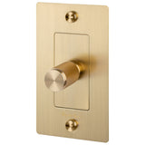 Buster + Punch NDK-054351 1G Dimmer Switch, 250W LED With B+P Logo, Brass Finish