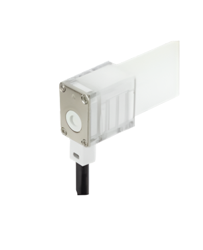 American Lighting NFPROL-CONKIT-NS-2PIN-BTTML 36” Pro-L, No-Screw Power Feed - Bottom Left (2-pin) with End Cap