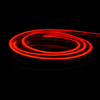 American Lighting NFPROL-RE-CC NeonFlex Pro Lateral Bend Red LED Strip – Ultra-Flexible 3D Design, 90+ CRI, 24V DC, 94LM/ft, Custom Cut (50mm Increments)