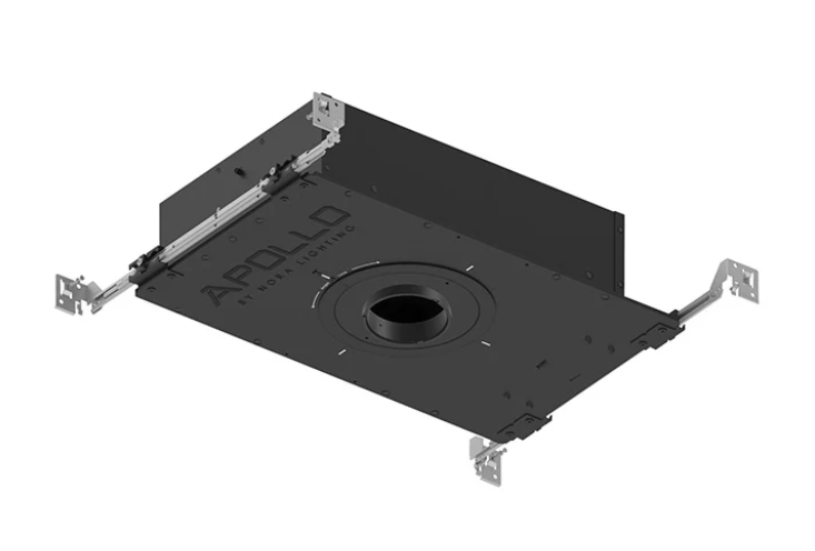 NORA Lighting NHAPIC-3R15L34040DC 3" Apollo Round IC Air-Tight Housing with Field Changeable Optics, 2000 Lumen, 120-277V, 1.25" to 1.625" Ceiling Thickness