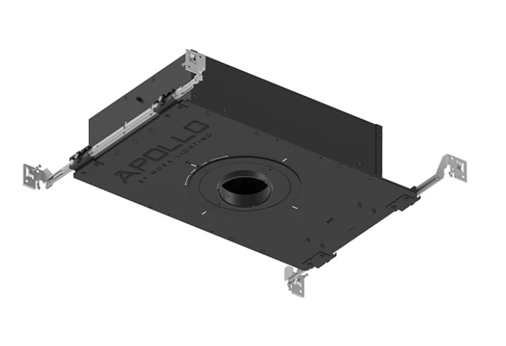 NORA Lighting NHAPIC-3R15L33540DP 3" Apollo Round IC Air-Tight Housing with Field Changeable Optics, 2000 Lumen, 1.25" to 1.625" Ceiling Thickness