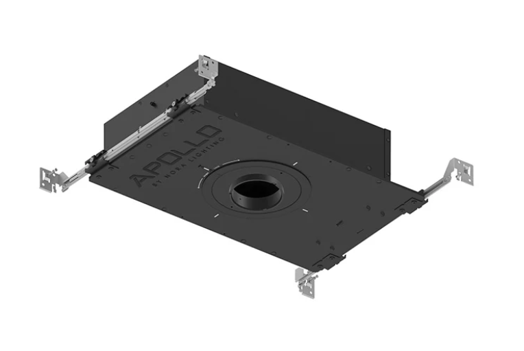 NORA Lighting NHAPIC-3R20L34055DC 3" Apollo Round IC Air-Tight Housing with Field Changeable Optics, 2000 Lumen, 120-277V, 1.625" to 2" Ceiling Thickness