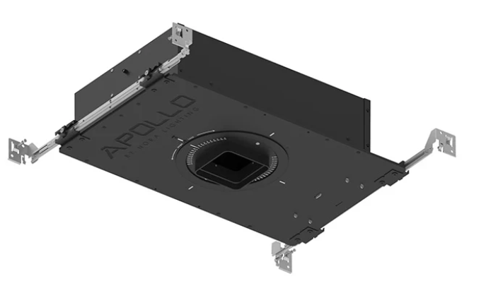 NORA Lighting NHAPIC-3S10L23555DC 3" Apollo Square IC Air-Tight Housing with Field Changeable Optics, 1500 Lumen, 120-277V, 0.875" to 1.25" Ceiling Thickness
