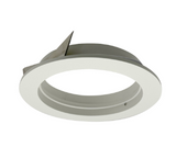 Nora Lighting NIO-4PRTFAWH 4" Iolite PLUS Trimless to Flanged Converter Accessory, White Finish