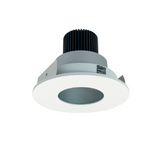 Nora Lighting NIO-4RPH40QHZMPW 4" Iolite LED Downlight - Pinhole - 10° Optic - 800 Lumens - 4000K - Haze / Matte Powder White Finish