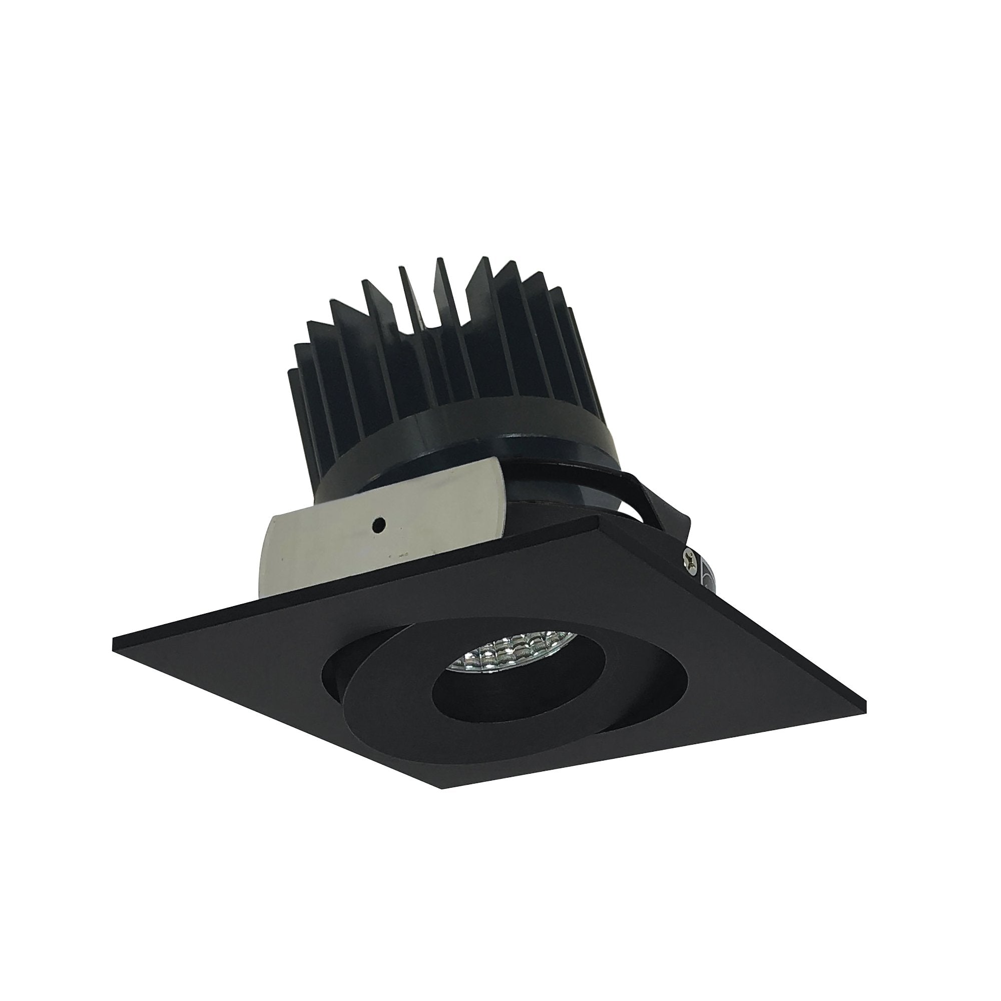 Nora Lighting NIO-4SGCDXBB/HL 4" Iolite LED Square Adjustable Gimbal - High Lumens - CCT: Comfort Dim (3100K-1800K) - Finish: Black