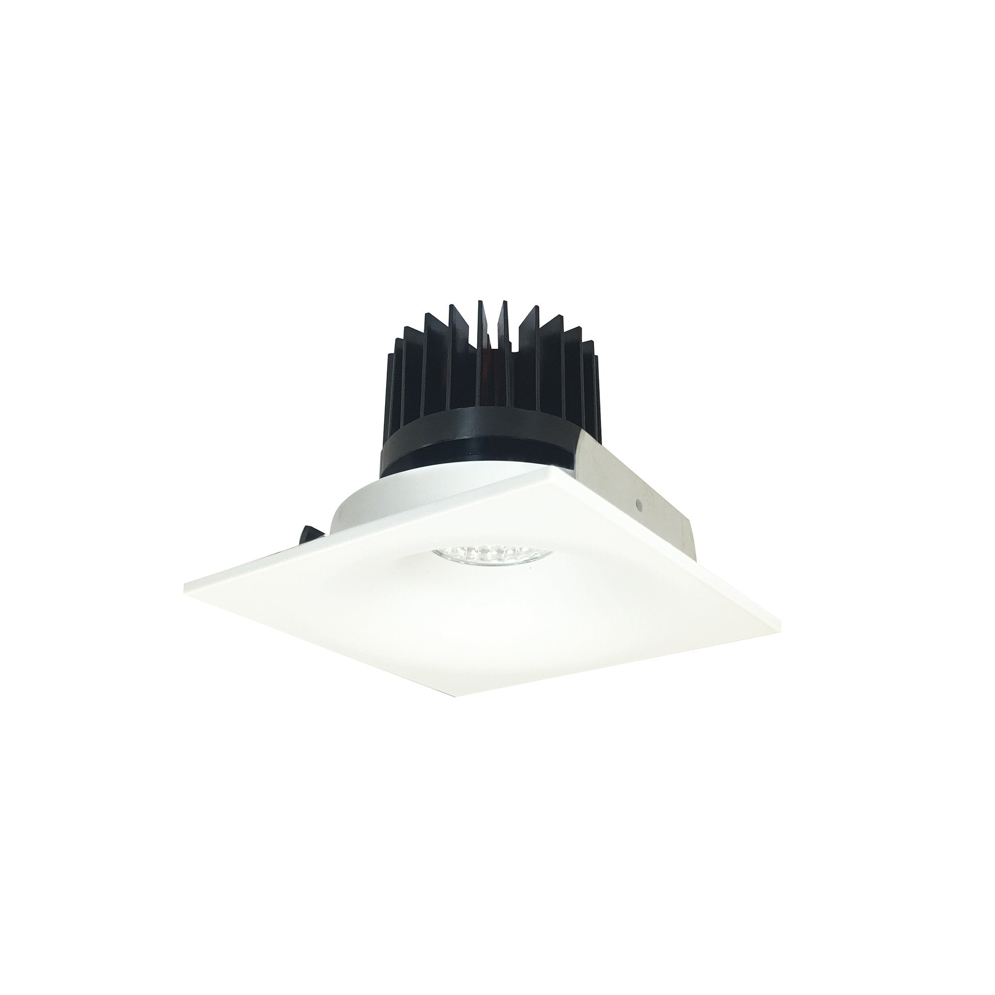 Nora Lighting NIO-4SNBCDXMPW/HL 4" Iolite LED Square Bullnose - High Lumens - CCT: Comfort Dim (3100K-1800K) - Finish: Matte Powder White