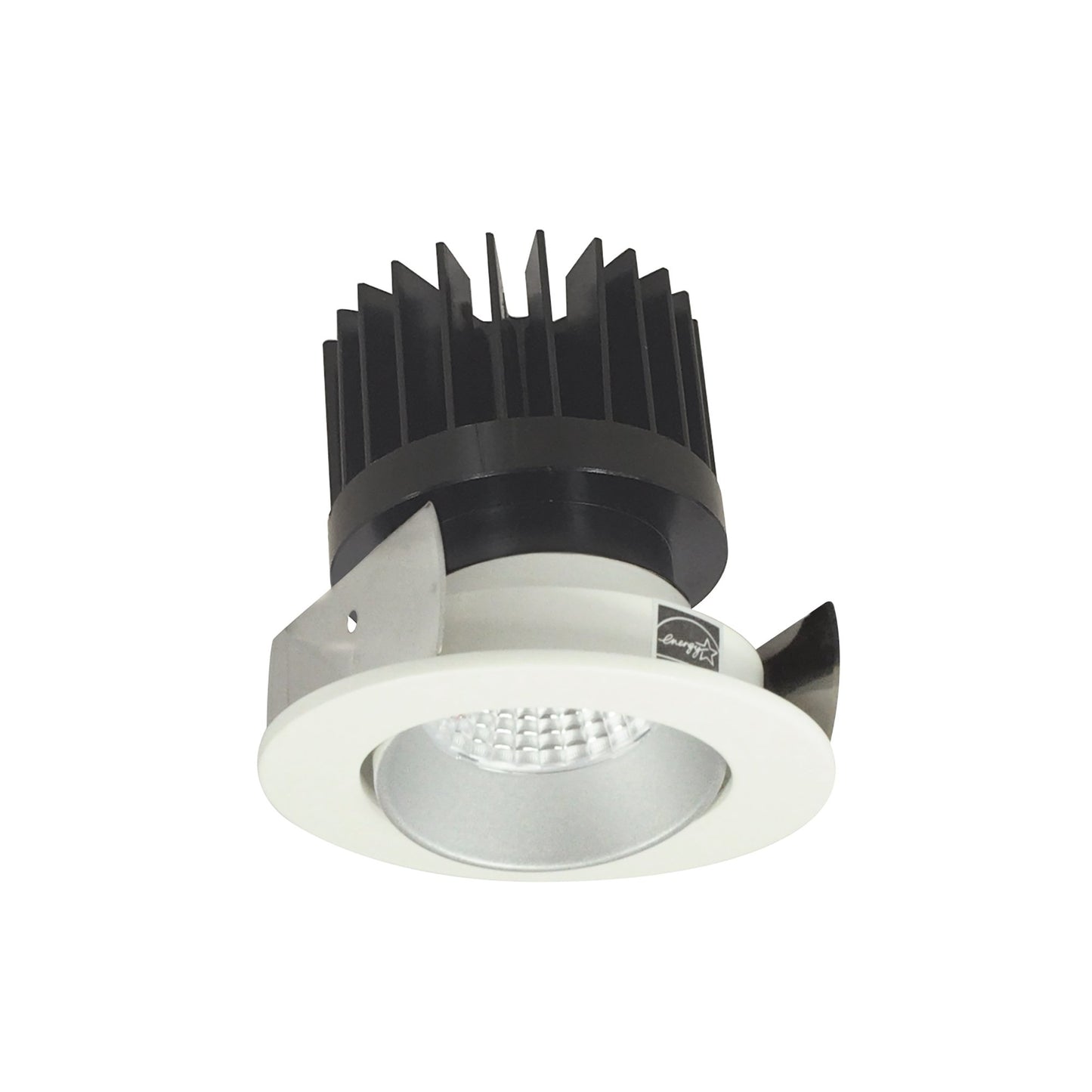 Nora Lighting NIOB-2RCCDXHZMPW/HL 2" Iolite LED Round Adjustable Cone Reflector - High Lumens - CCT: Comfort Dim (3100K-1800K) - Finish: Haze / Matte Powder White