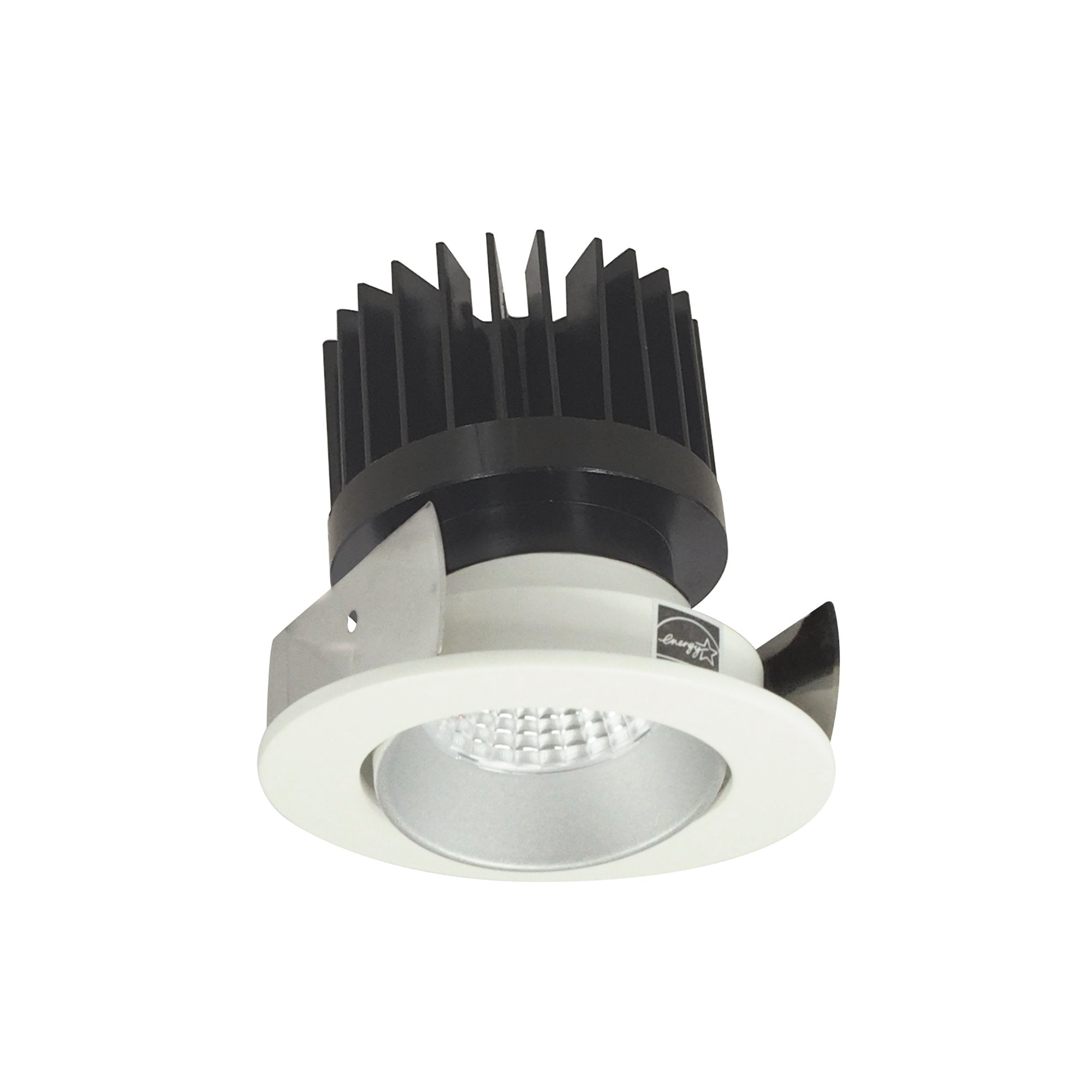 Nora Lighting NIOB-2RCCDXHZMPW/HL 2" Iolite LED Round Adjustable Cone Reflector - High Lumens - CCT: Comfort Dim (3100K-1800K) - Finish: Haze / Matte Powder White