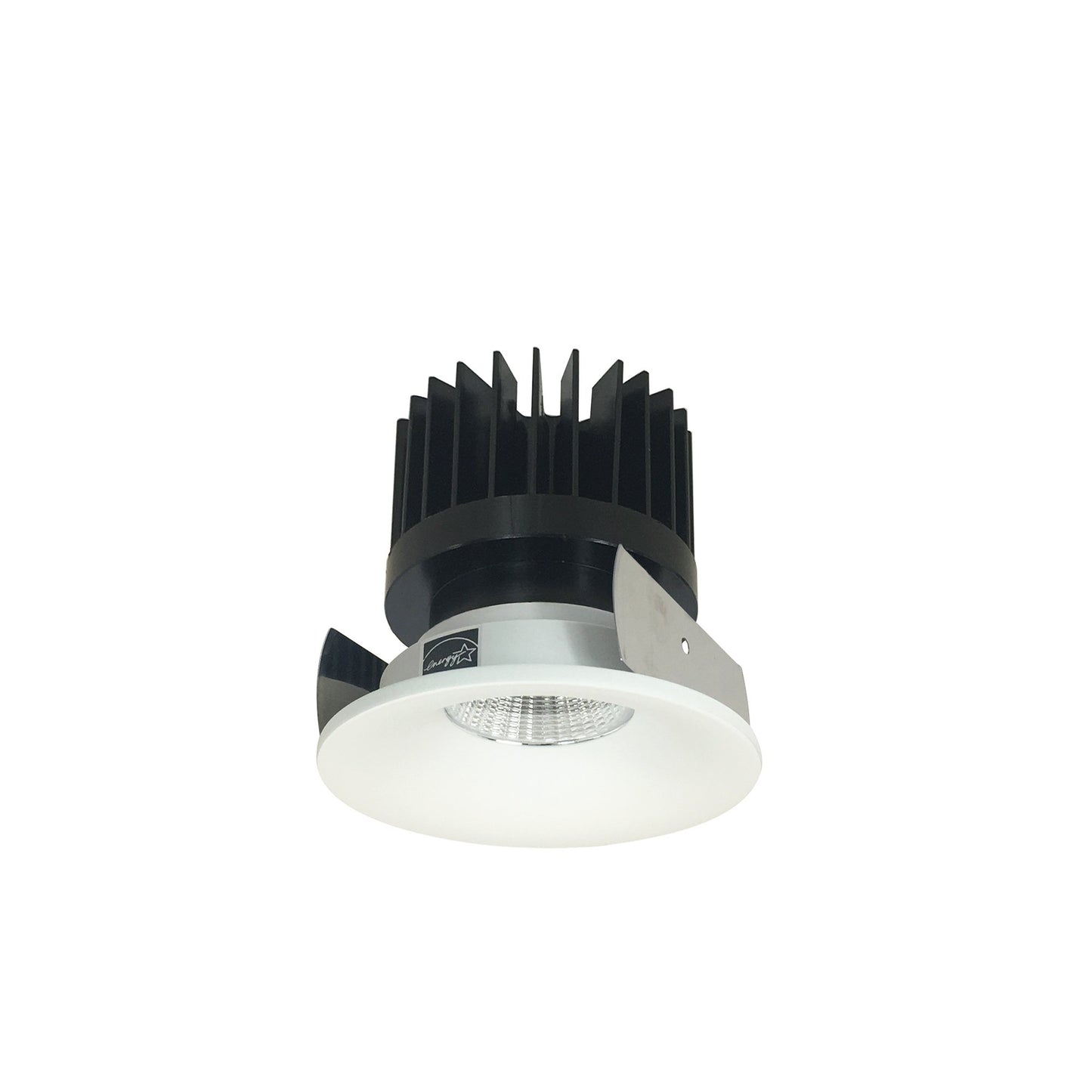 Nora Lighting NIOB-2RNBCDXMPW/HL 2" Iolite LED Round Bullnose - Hight Lumens - CCT: Comfort Dim (3000K-2000K) - Finish: Matte Powder White