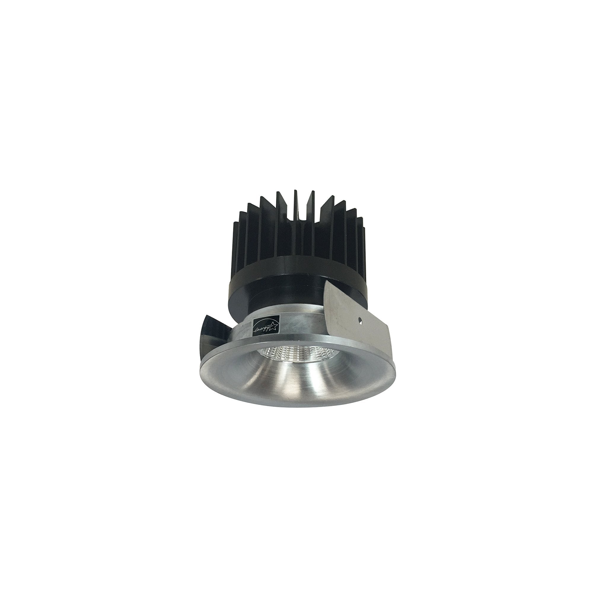 Nora Lighting NIOB-2RNBCDXNN/HL 2" Iolite LED Round Bullnose - Hight Lumens - CCT: Comfort Dim (3000K-2000K) - Finish: Natural Metal