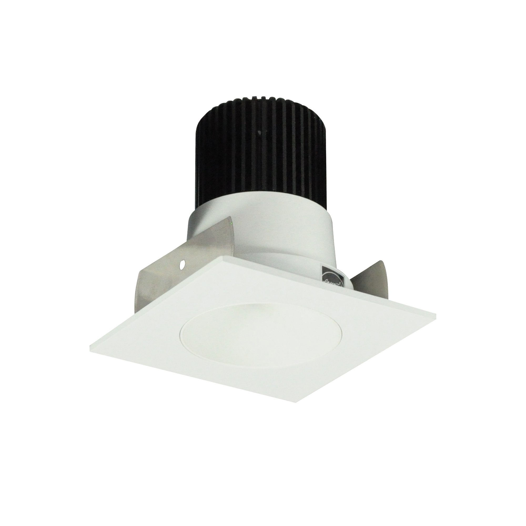 Nora Lighting NIOB-2SNDCCDXMPW/HL 2" Iolite LED Square Reflector with Round Aperture - High Lumens - CCT: Comfort Dim (3100K-1800K) - Finish: Matte Powder White