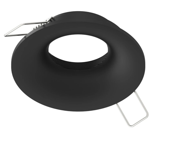 Nora Lighting NIOC-2RNBBB Iolite Black 2 Inch Ceiling Recessed Light Trim