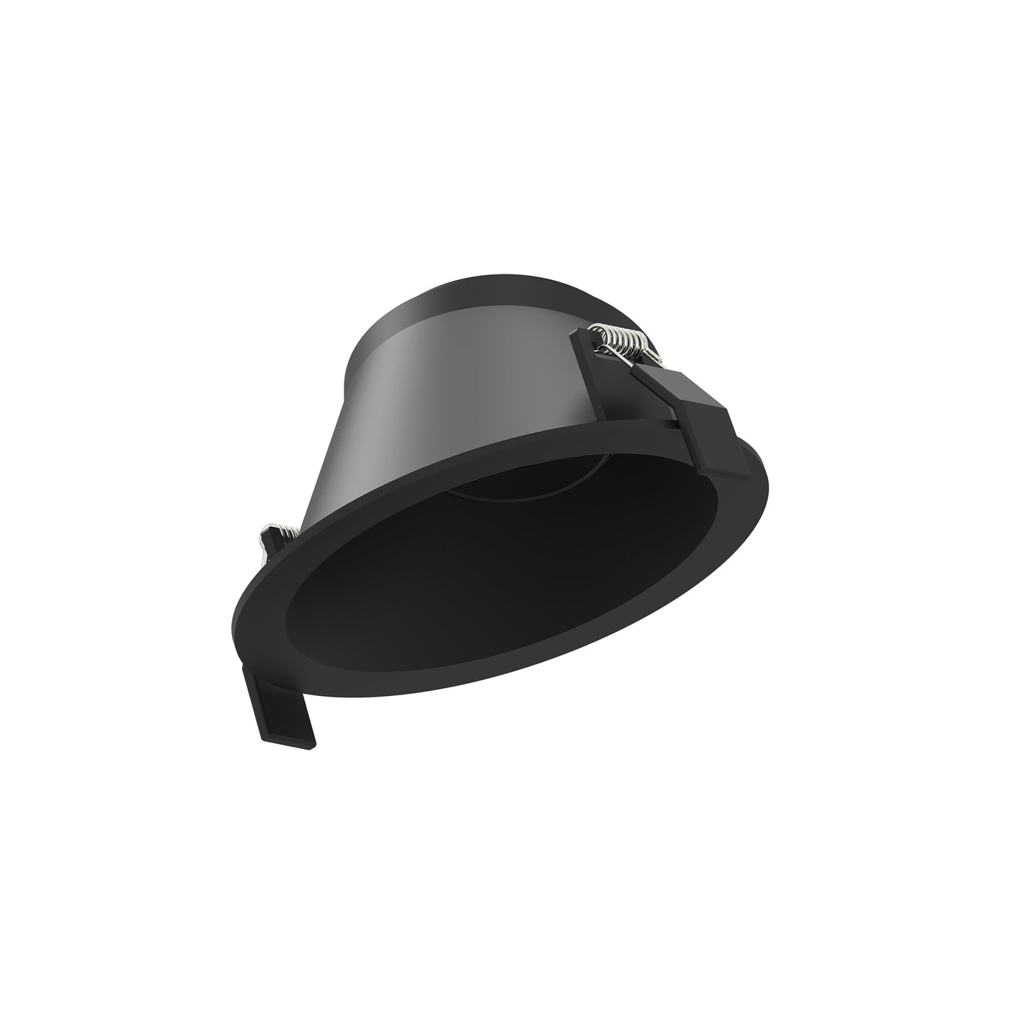 Nora Lighting NIOC-4RSPB 4" Iolite Can-less Slope Trim - Finish: Black
