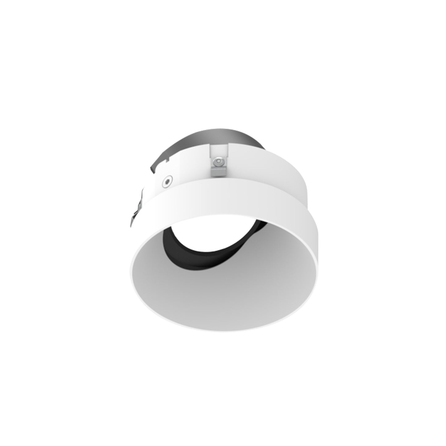 Nora Lighting NIOC-4RTLSLAMPW 4" Iolite Can-less Round Trimless Adjustable Slot - Finish: Matte Powder White