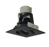 Nora Lighting NIR-4SG40XBB/10 4" Iolite LED Square Adjustable Gimbal Retrofit, 1000lm / 12W, 4000K, Black Finish