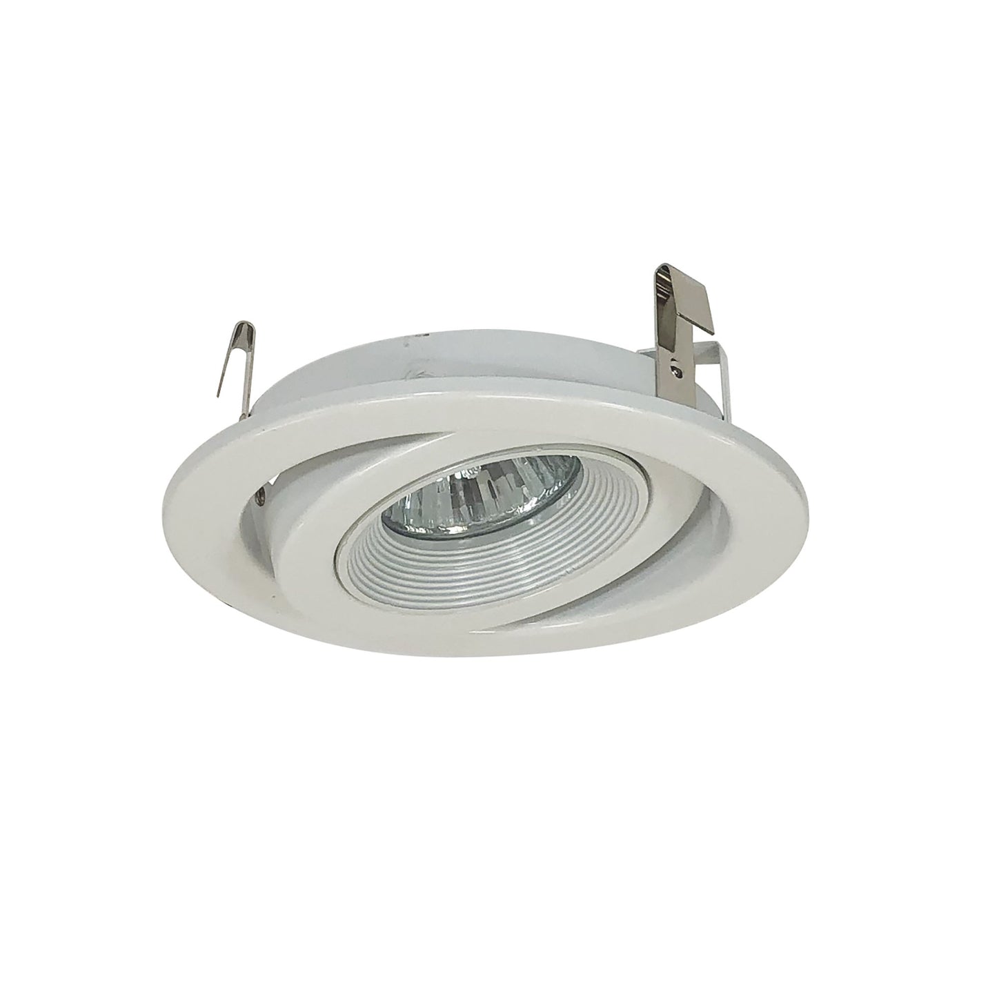 Nora Lighting NL-467WW 4" Adjustable Gimbal with Baffle - Finish: White