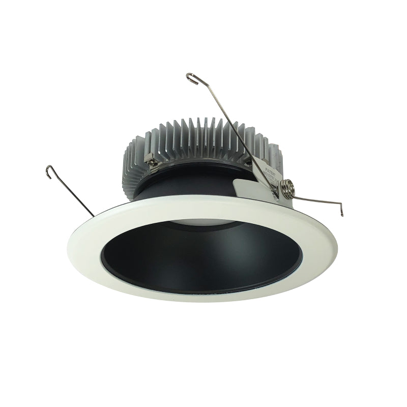 Nora Lighting NLCB2-65120CDBW 6" Cobalt LED High Lumen Round Reflector - CCT: Comfort Dim - 30W - Reflector Finish: Black - Trim Finish: White