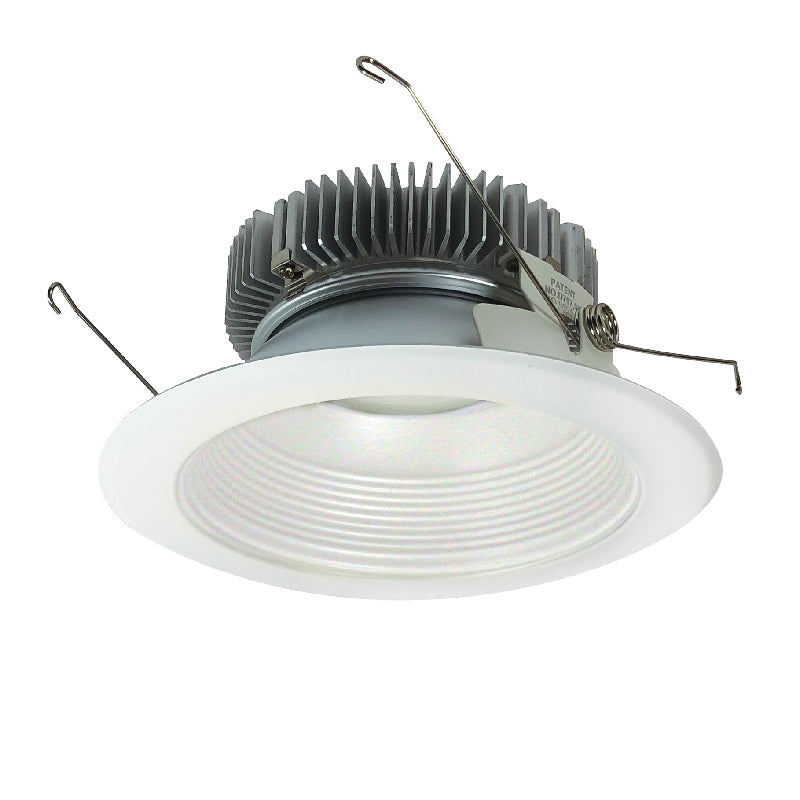 Nora Lighting NLCB2-65215CDMPW 6" Cobalt LED High Lumen Round Baffle - CCT: Comfort Dim - 22W - Reflector Finish: Matte Powder White - Trim Finish: Matte Powder White