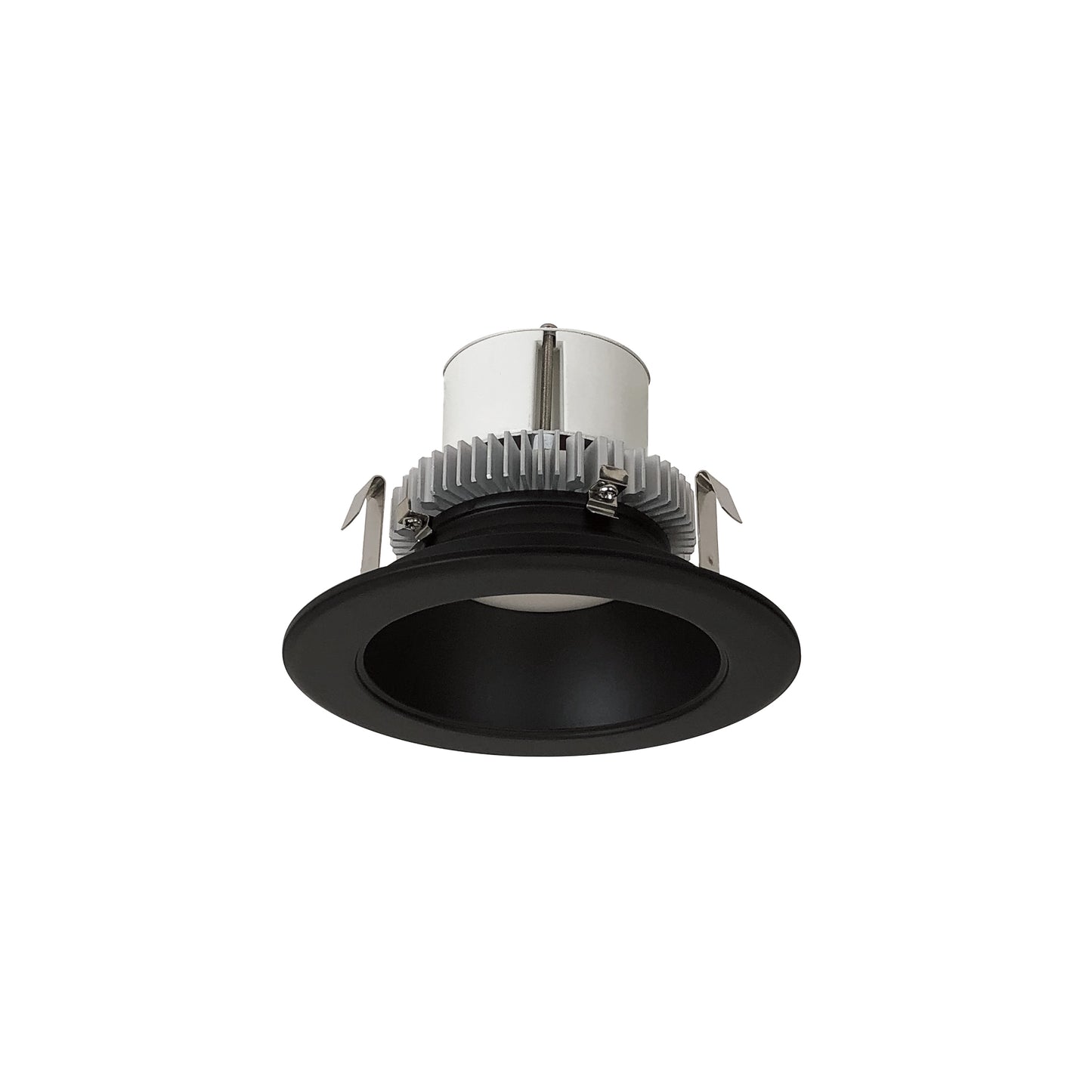Nora Lighting NLCBC2-45135BB/10LE4EM 4" Cobalt Click Round Retrofit Reflector - LE4 With Emergency Wiring - Lumens: 1000 - Reflector Finish: Black - Flange Finish: Black