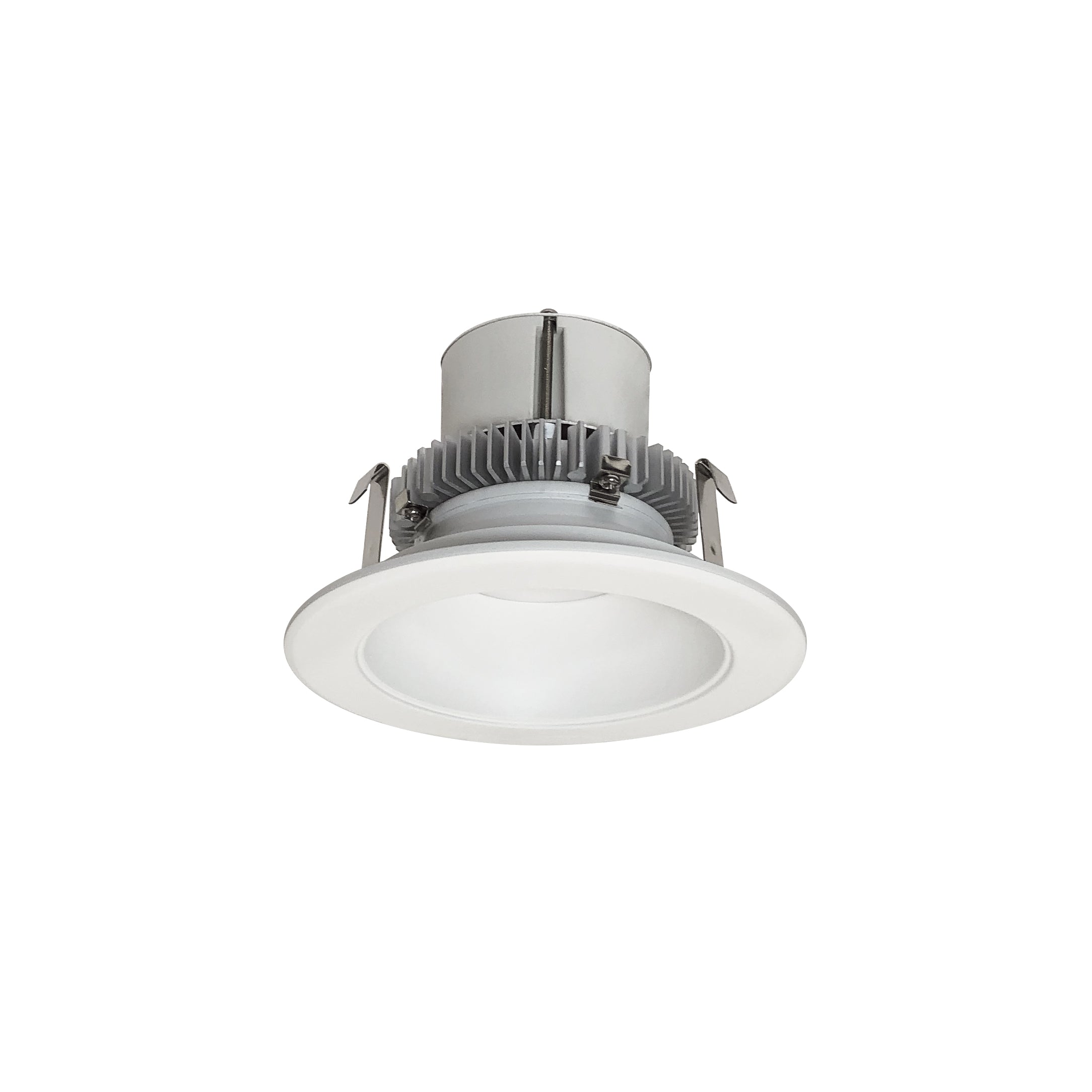 Nora Lighting  NLCBC2-45135MPW/10EM 4" Cobalt Click Round Retrofit Reflector Downlight - CCT: 3500K - Finish: Matte Powder White