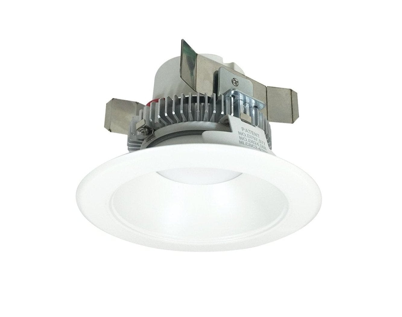 Nora Lighting NLCBC2-45140MPW/10EM 4" Cobalt Click LED Retrofit Round Reflectors - Wattage 12W - 4000K Color Temp - 1000lm Lumens - Remote Emergency - Matte Powder White