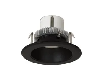 NORA Lighting NLCBC2-451TWBB/10 4" Cobalt Click Round Retrofit Reflector, Lumens 1000lm / Wattage 13.5W, Selectable CCT, Black Reflector / Black Flange