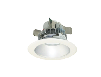NORA Lighting NLCBC2-451TWHZW/10 4" Cobalt Click Round Retrofit Reflector, Lumens 1000lm / Wattage 13.5W, Selectable CCT, Haze Reflector / White Flange