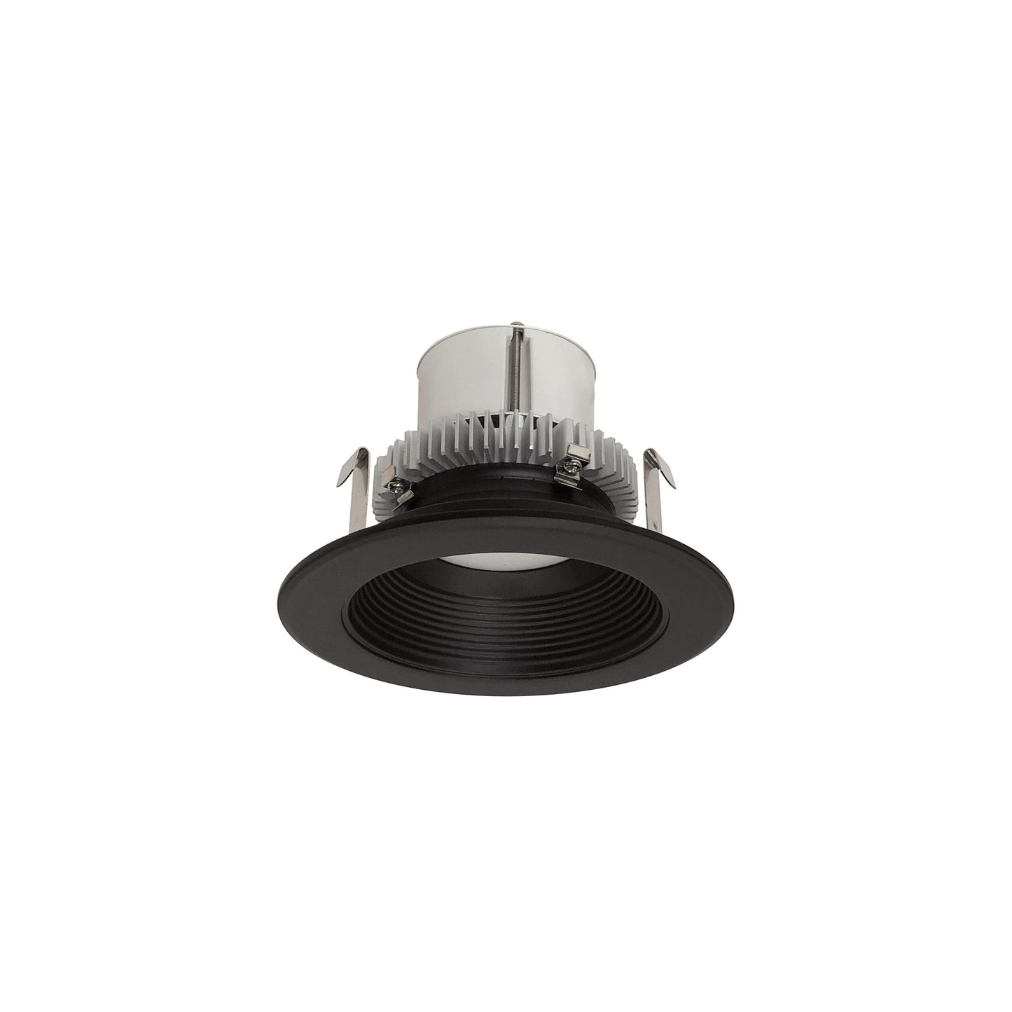 Nora Lighting NLCBC2-45240BB/A 4" Cobalt Click Round Retrofit Baffle - Lumens: 750 - CCT: 4000K - Reflector Finish: Black - Flange Finish: Black