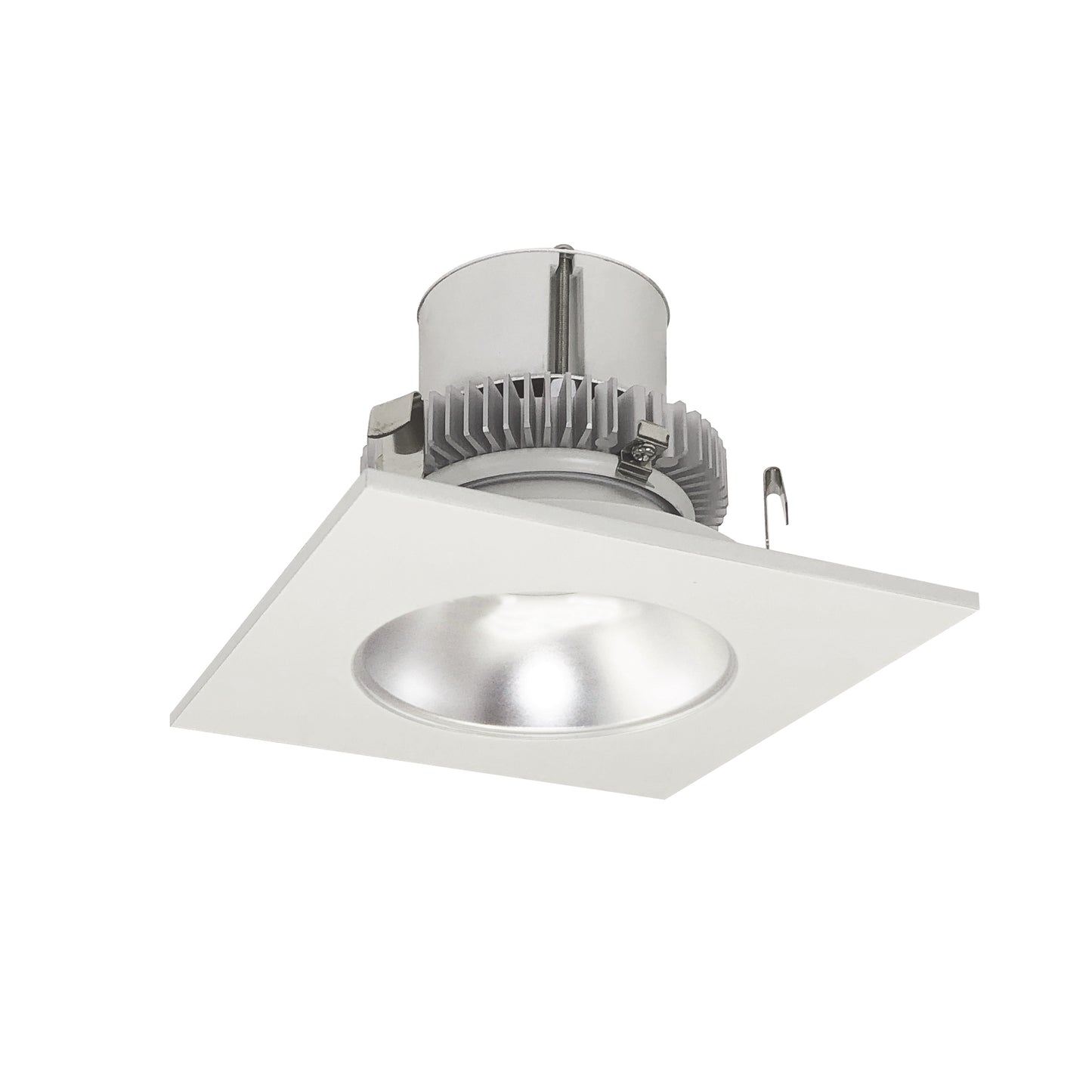 Nora Lighting NLCBC2-45340HZW/A 4" Cobalt Click Square Retrofit Reflector with Round Aperture - 750lm - CCT: 4000K - Finish: Haze / White