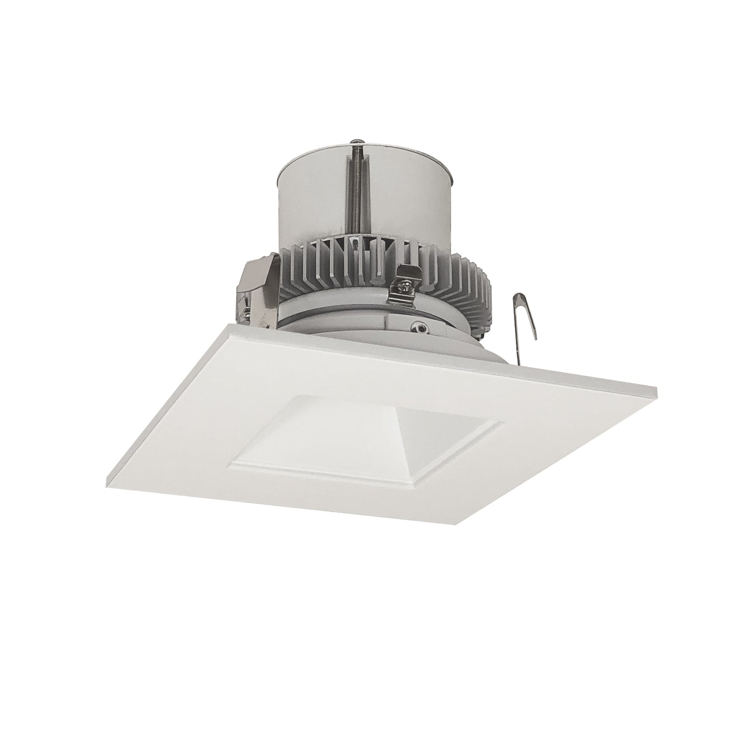 Nora Lighting NLCBC2-45640MPW/A 4" Cobalt Click Square Retrofit Reflector with Square Aperture - 750lm - CCT: 4000K - Finish: Matte Powder White