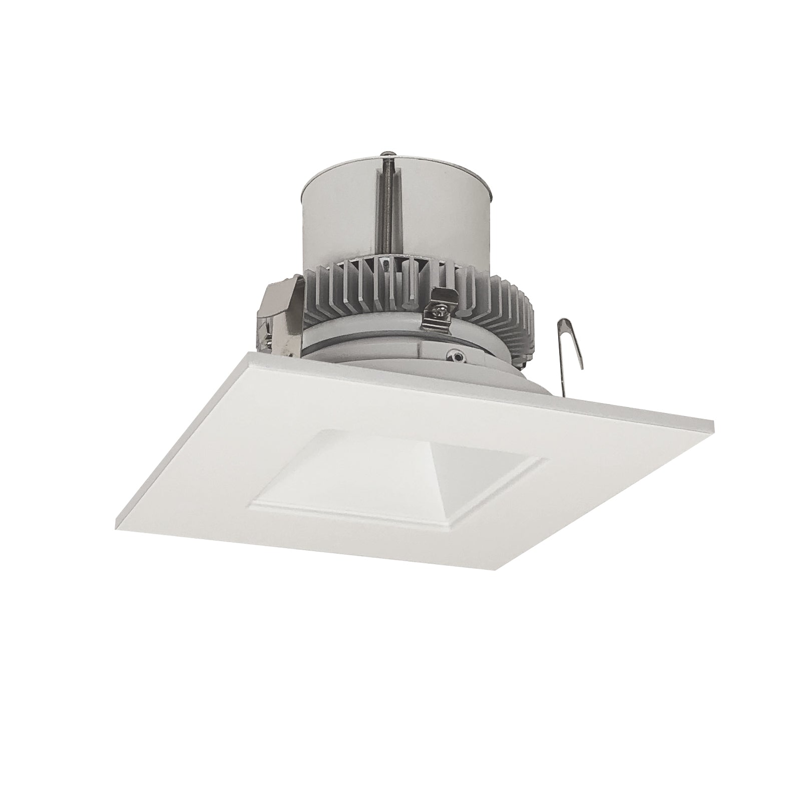 Nora Lighting NLCBC2-45640MPW/A 4" Cobalt Click Square Retrofit Reflector with Square Aperture - 750lm - CCT: 4000K - Finish: Matte Powder White
