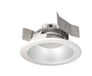 NORA Lighting NLCBC2-551TWHZW/10 5" Cobalt Click Round Retrofit Reflector, Lumens 1000lm / Wattage 13.5W, Selectable CCT, Haze/White Finish