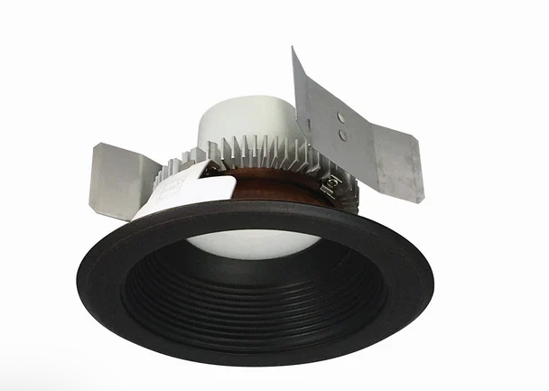 Nora Lighting NLCBC2-55227BZBZ/A 5" Cobalt Click LED Retrofit, Round Baffle, Lumens 750 lm, Wattage 10W, Color Temperature 2700K, Voltage 120V, Dimming Triac/ELV, Bronze Finish