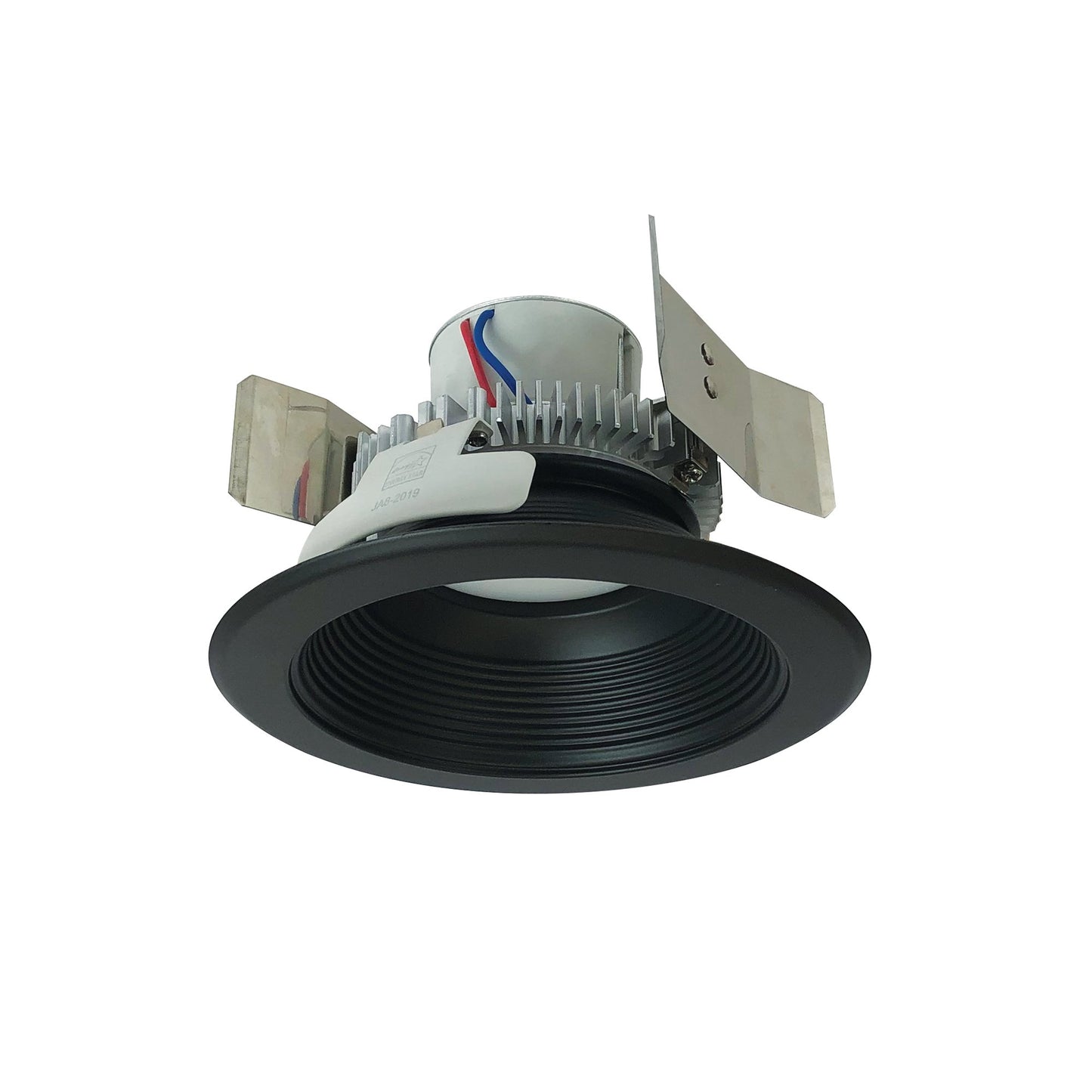 Nora Lighting NLCBC2-55235BB/A 5" Cobalt Click Round Retrofit Baffle - 750lm - CCT: 3500K - Finish: Black Baffle / Black Flange